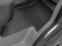 Fußmatten passend für Volkswagen Crafter ab 2017 - 3 Sitzer, Gummi Set, schwarz