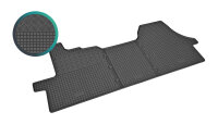 Fußmatten passend für Fiat Ducato ab 2006-2022 - 3 Sitze, Gummi Set, schwarz