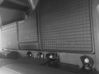 Fußmatten passend für Opel Vivaro / Vivaro-e ab 2020 - 2/3 Sitze, Gummi Set, schwarz