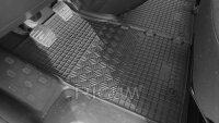 Fußmatten passend für Renault Trafic ab 2014 - 3 Sitze, Gummi Set, schwarz
