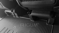 Fußmatten passend für Peugeot Expert / Traveller ab 2016 - 5 Sitze - 2 Reihe, Gummi Set, schwarz