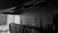 Fußmatten passend für Peugeot Expert / Traveller ab 2016 - 5 Sitze - 2 Reihe, Gummi Set, schwarz