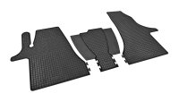 Gummifußmatten und Kofferraumwanne passend für VW T 6.1 Transporter/Caravelle 8/9Sitze ab 2019 bis 2022 | L1