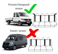 Passgenaue Autositzbezüge für VW Crafter ab 2017 – Kunstleder