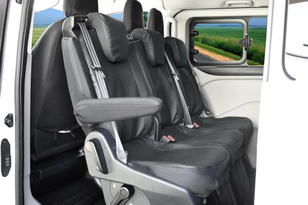 Passgenaue Autositzbezüge für Ford Transit Custom I ab 2012 bis 2023 – Kunstleder