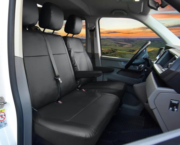 Passgenaue Autositzbezüge für VW T5 ab 2003 bis 2015 – Kunstleder