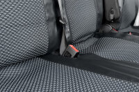 Passgenaue Autositzbezüge für Peugeot Boxer ab 2006 / Facelift ab 2014 / Facelift ab 2022 – Polstermaterial mit Kunstleder