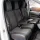 Z4L Sitzbezüge passend für Toyota Proace Verso II ab 2016 - 3 Sitzer - Polyester mit Kunstleder Schwarz , VIVA - Passgenau für Version mit Tisch Vorne auf dem Beifahrersitz