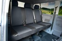 Passgenaue Autositzbezüge für VW T6 ab 2015 / VW T6.1 ab 2019 – Polstermaterial mit Kunstleder