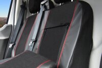 Passgenaue Autositzbezüge für Ford Transit Custom I ab 2012 bis 2023 – Velourimitat mit Kunstleder