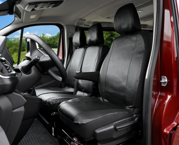 Passgenaue Autositzbezüge für Nissan NV300 ab 2016 bis 2021 – Kunstleder