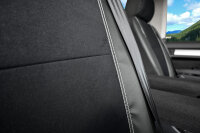 Passgenaue Autositzbezüge für VW T6 ab 2015 / T6.1 ab 2019 Multivan – Velourimitat mit Kunstleder