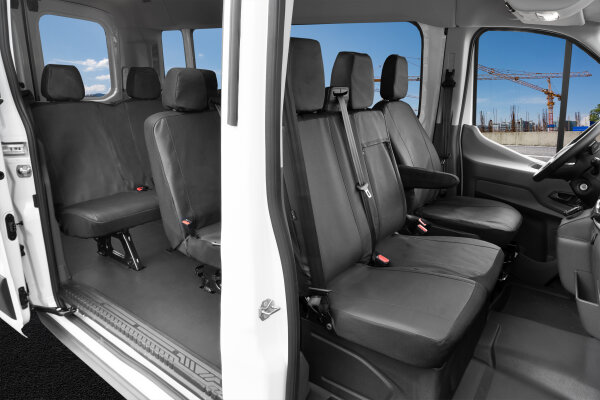 Passgenaue Autositzbezüge für Ford Transit ab 2022 – Kunstleder