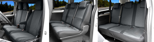 Passgenaue Autositzbezüge für Toyota Proace ab 2016 – Polstermaterial
