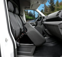 Passgenaue Autositzbezüge für VW Crafter ab 2017 – Polstermaterial mit Kunstleder
