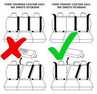 Passgenaue Autositzbezüge für Ford Transit...