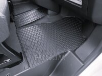Fußmatten passend für Renault Master ab 2024 - 3 Sitze, Gummi Set, schwarz