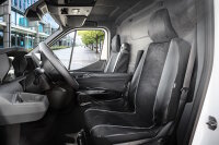 Passgenaue Autositzbezüge für Nissan Interstar ab 2024 – Velourimitat mit Kunstleder