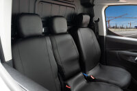 Passgenaue Autositzbezüge für Citroen Berlingo III Furgon ab 2019 bis 2023 – Kunstleder