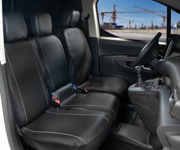 Passgenaue Autositzbezüge für Toyota Proace City ab 2019 bis 2023 – atmungsaktives Kunstleder