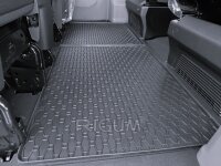 Fußmatten passend für Volkswagen T7 Caravelle ab 2025 - 2. und 3. Sitzreihe, Gummi Set, schwarz