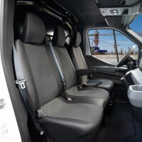 Passgenaue Autositzbezüge für Renault Master IV ab 2024 – Polstermaterial mit Kunstleder