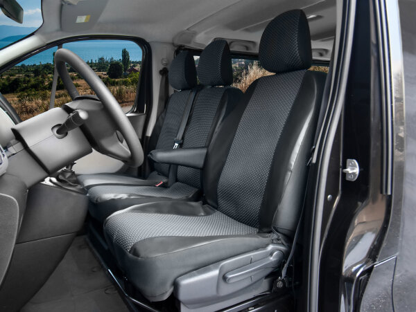 Passgenaue Autositzbezüge für Fiat Talento ab 2016 – Polstermaterial mit Kunstleder
