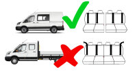 Passgenaue Autositzbezüge für Ford Transit VII / VIII ab 2014 / Facelift ab 2020 – Polstermaterial