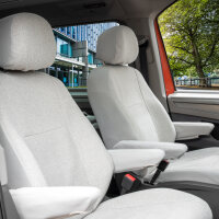 Passgenaue Autositzbezüge für VW T7 Multivan ab 2021 – Gewebe mit klassischer Webstruktur