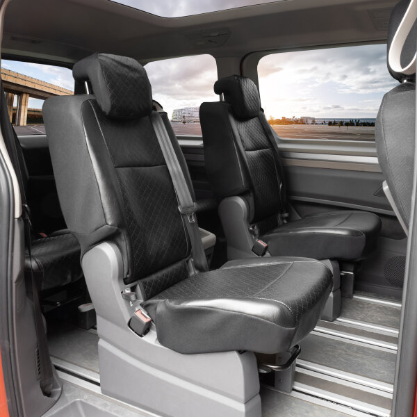 Passgenauer Einzelsitzbezug für VW T7 Multivan ab 2021 – Kunstleder mit Steppung
