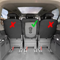 Passgenauer Einzelsitzbezug für VW T7 Multivan ab 2021 – Kunstleder mit Steppung