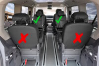 Passgenauer Einzelsitzbezug für VW T7 Multivan ab 2021 – Kunstleder mit Steppung