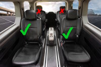 Passgenauer Einzelsitzbezug für VW T7 Multivan ab 2021 – Kunstleder mit Steppung
