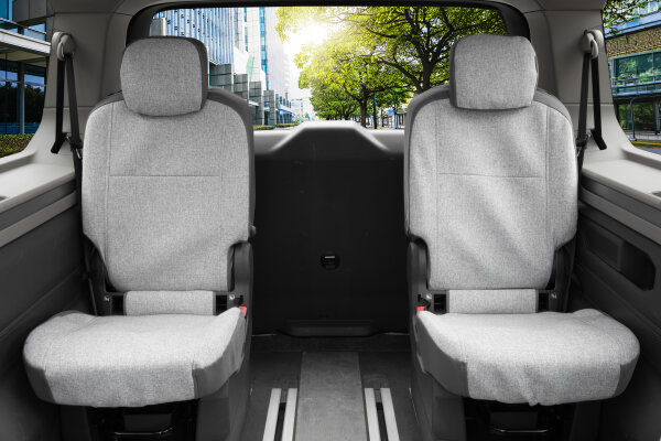 Passgenaue Autositzbezüge für VW T7 Multivan ab 2021 – Wasserabweisender Stoff aus klassischer Webstruktur