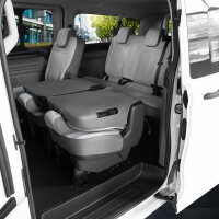 Passgenaue Autositzbezüge für VW T7 Transporter ab 2024 – Wasserabweisender Stoff aus klassischer Webstruktur