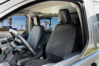 Passgenaue Autositzbezüge für FORD Transit Custom Doppelkabine LKW ab 2024 – Kunstleder